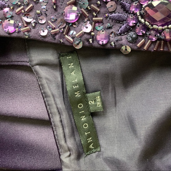 ANTONIO MELANI • Purple Dress - Picture 5 of 5